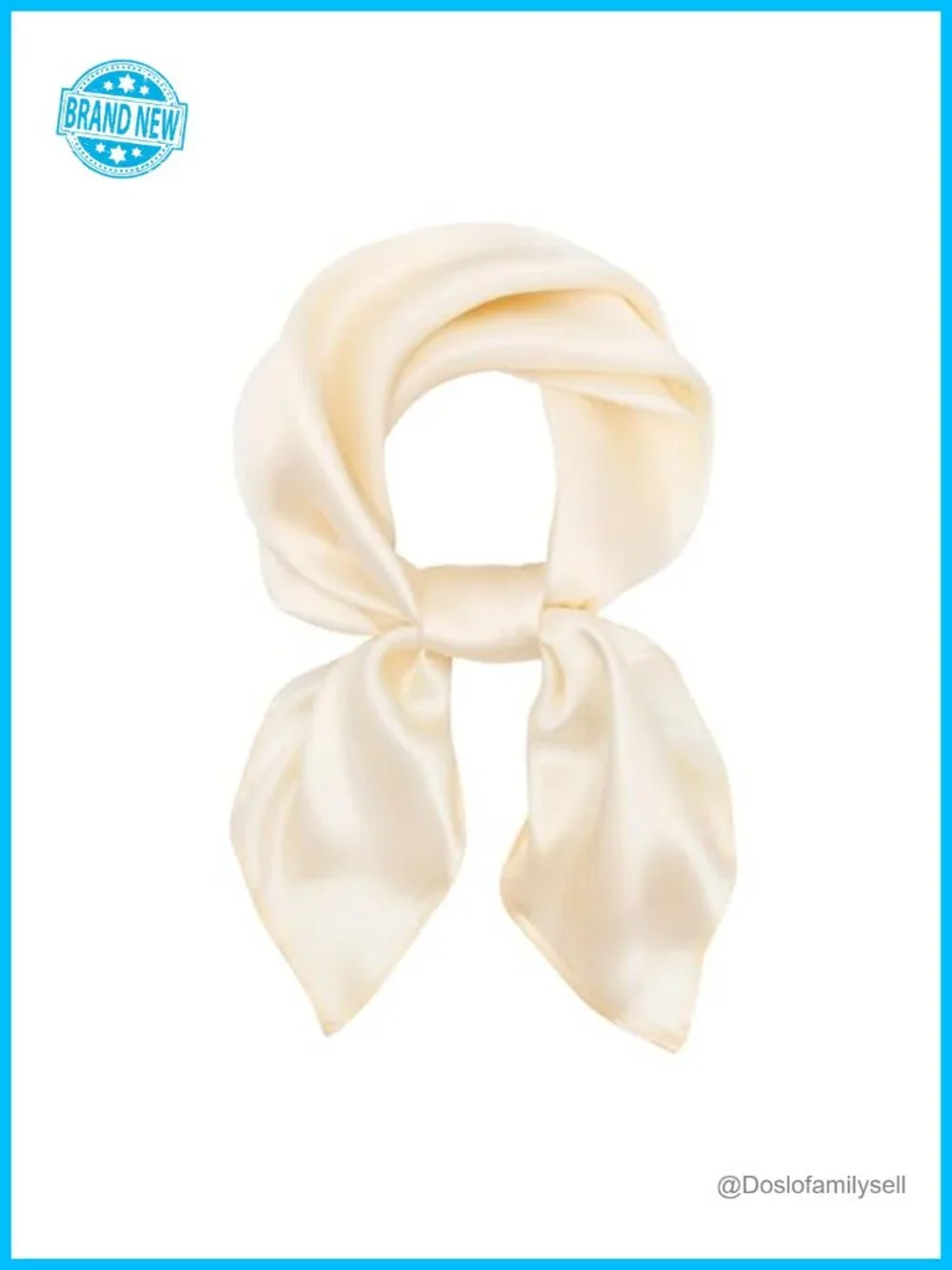 100% Mulberry Silk Square Scarf - 27